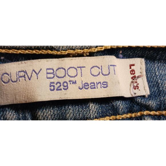 Levi Strauss Signature Women's Mid Rise Bootcut Jeans 26Wx30.5L - Picture 9 of 10